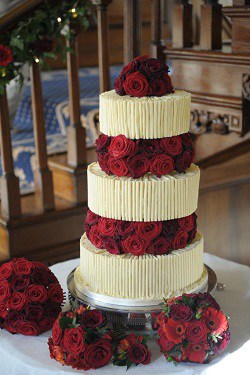 Autumn colour cake