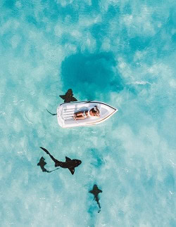 Ocean from above