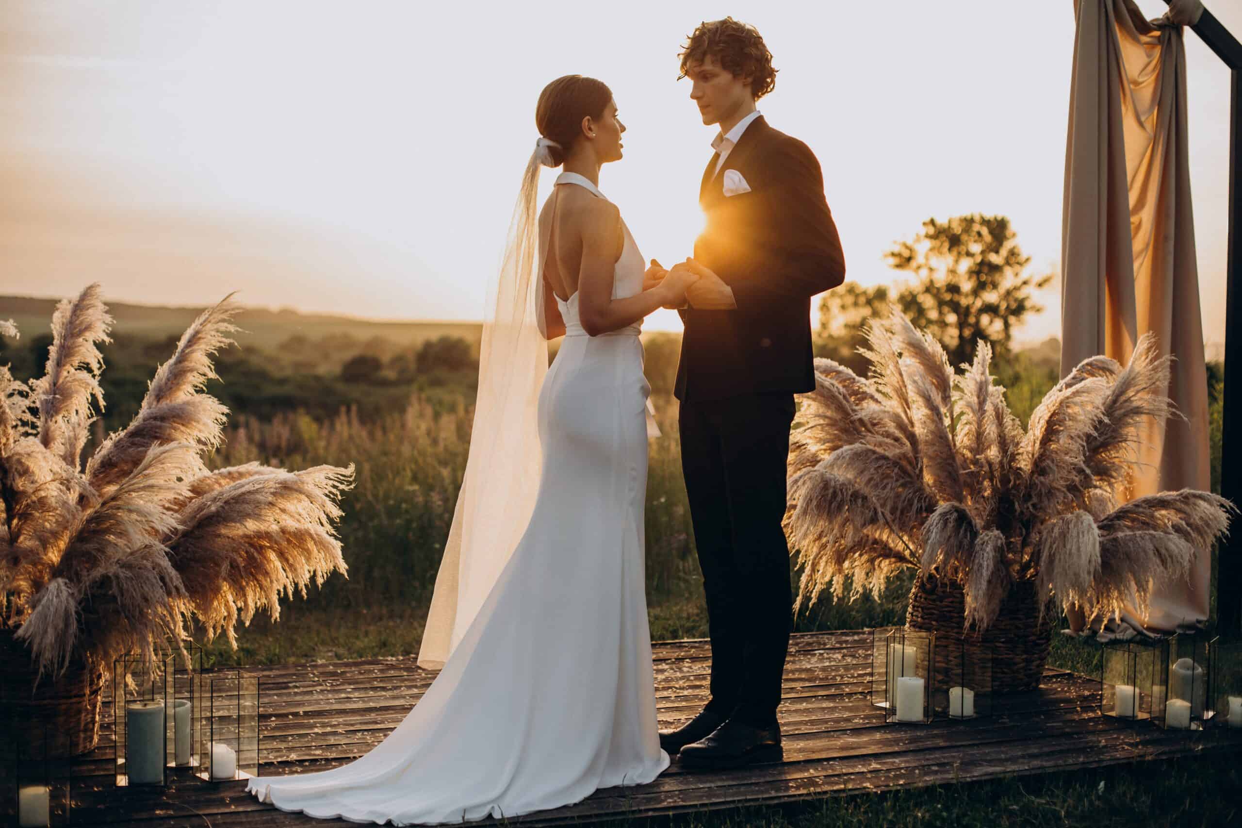 The legalities of marrying outdoors.